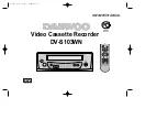 Daewoo DV-S103WN Owner'S Manual preview