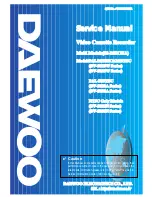 Daewoo DV-S123W Series Service Manual preview