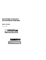 Daewoo DV3K683DZ-SD User Manual preview