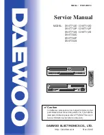 Daewoo DV6T712D Service Manual preview