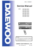 Daewoo DV6T834 Service Manual preview