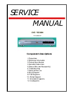 Предварительный просмотр 1 страницы Daewoo DVC-T6300N Service Manual