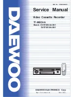 Preview for 1 page of Daewoo DVST8E32A-SN1 Service Manual