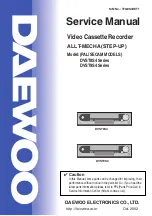 Предварительный просмотр 1 страницы Daewoo DVST8S4 Series Service Manual