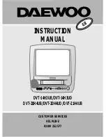 Daewoo DVT-14H3UB Instruction Manual preview