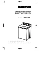 Daewoo DW-2510P Instruction Manual preview