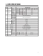 Предварительный просмотр 3 страницы Daewoo DW-3610 Service Manual