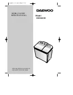 Preview for 1 page of Daewoo DW-503M Instruction Manual