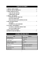 Preview for 2 page of Daewoo DWB-180C Use & Care Manual