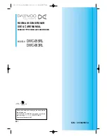 Daewoo DWC-055RL Use & Care Manual preview