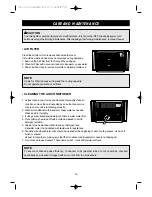 Предварительный просмотр 17 страницы Daewoo DWC-055RL Use & Care Manual