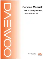 Daewoo DWC-1011W Service Manual preview