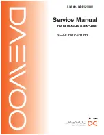 Preview for 1 page of Daewoo DWC-ED1212 Service Manual