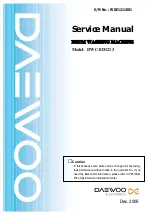 Daewoo DWC-ED1213 Service Manual preview