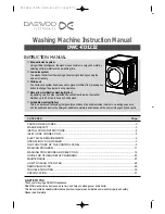 Daewoo DWC-ED1232 Instruction Manual preview