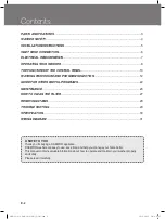 Предварительный просмотр 2 страницы Daewoo DWC-LD141 Series Instruction Manual