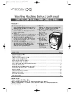 Preview for 1 page of Daewoo DWC-UD121X Series Instruction Manual