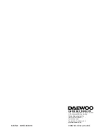 Preview for 34 page of Daewoo DWC104R010 Manual