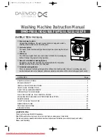 Daewoo DWD-1012 Instruction Manual preview