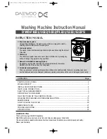 Daewoo DWD-1023 Instruction Manual preview