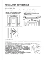 Предварительный просмотр 4 страницы Daewoo DWD-F1222 Instruction Manual