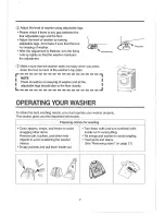 Предварительный просмотр 7 страницы Daewoo DWD-F1222 Instruction Manual