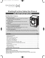 Daewoo DWD-FD147'S Instruction Manual preview