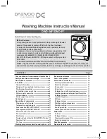 Daewoo DWD-FI Series Instruction Manual preview