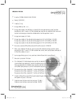 Предварительный просмотр 27 страницы Daewoo DWD-FI Series Instruction Manual