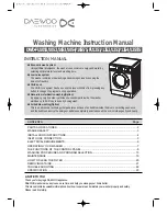 Preview for 1 page of Daewoo DWD-FU1051 Instruction Manual