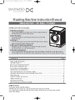 Daewoo DWD-FU1081 Instruction Manual preview