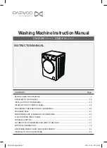 Preview for 1 page of Daewoo DWD-FV SERIES Instruction Manual