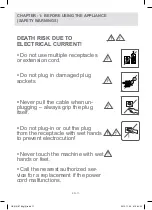 Preview for 11 page of Daewoo DWD-FV SERIES Instruction Manual