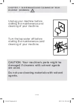 Preview for 66 page of Daewoo DWD-FV SERIES Instruction Manual