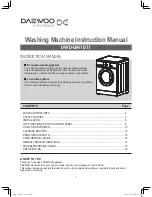 Предварительный просмотр 2 страницы Daewoo DWD-GM1011 User Manual