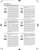 Preview for 17 page of Daewoo DWD-M10E6 Instruction Manual