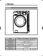 Предварительный просмотр 6 страницы Daewoo DWD-WD135 SERIES Service Manual