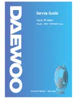 Daewoo DWF-1089 Service Manual предпросмотр