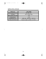 Preview for 16 page of Daewoo DWF-160MNP Instruction Manual