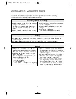 Предварительный просмотр 7 страницы Daewoo DWF-161M Instruction Manual