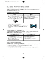 Предварительный просмотр 12 страницы Daewoo DWF-161M Instruction Manual