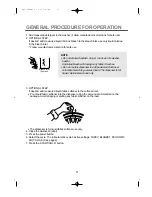 Preview for 11 page of Daewoo DWF-185MNP Instruction Manual