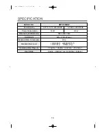 Preview for 16 page of Daewoo DWF-185MNP Instruction Manual