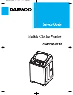 Preview for 1 page of Daewoo DWF-260NSTC Service Manual