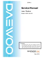 Daewoo DWF-261AW Service Manual preview