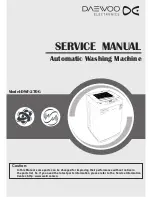 Preview for 1 page of Daewoo DWF-270G Service Manual