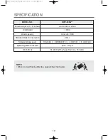 Preview for 19 page of Daewoo DWF-33CG Series Instruction Manual