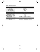 Preview for 16 page of Daewoo DWF-450 Instruction Manual