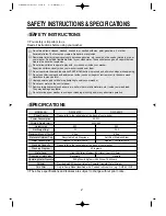 Предварительный просмотр 2 страницы Daewoo DWF-5510P Instruction Manual