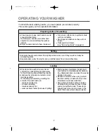 Предварительный просмотр 7 страницы Daewoo DWF-6688 Instruction Manual